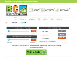 Cash Budget Online Loan